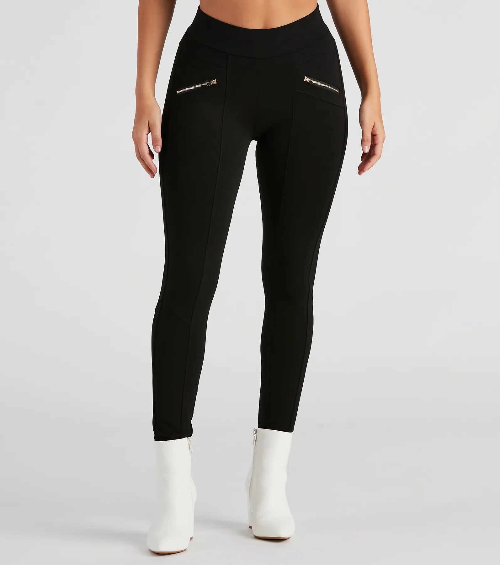 Elegant Design Down To Business Ponte Leggings
