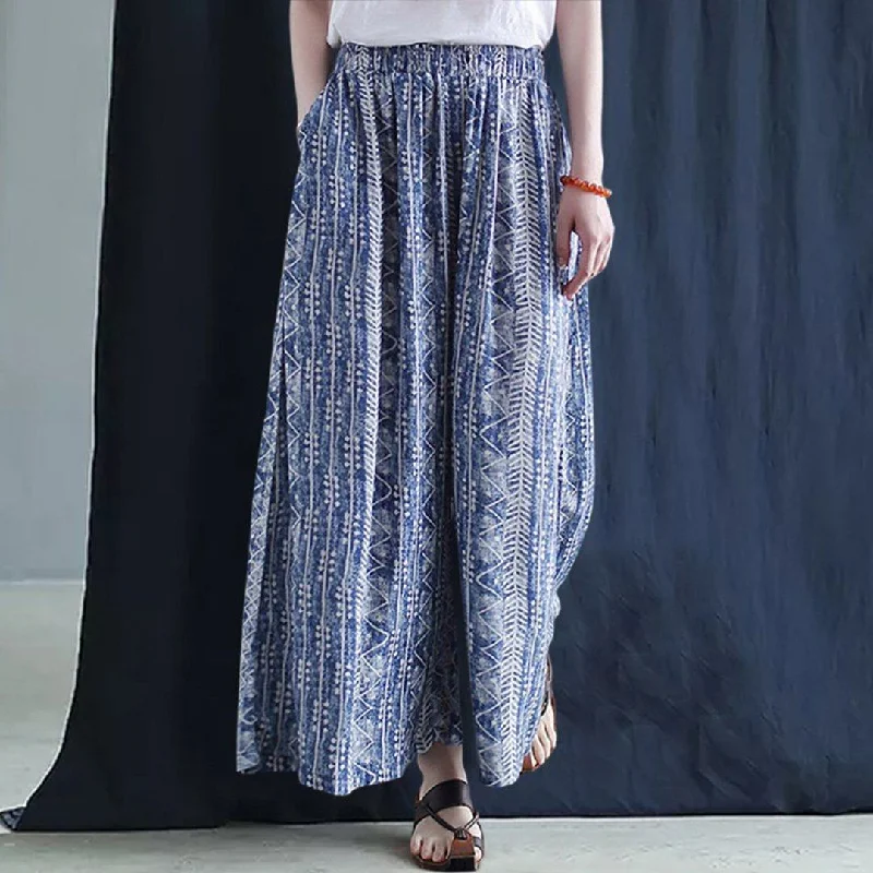 Ethinc Style Wide Leg Pants