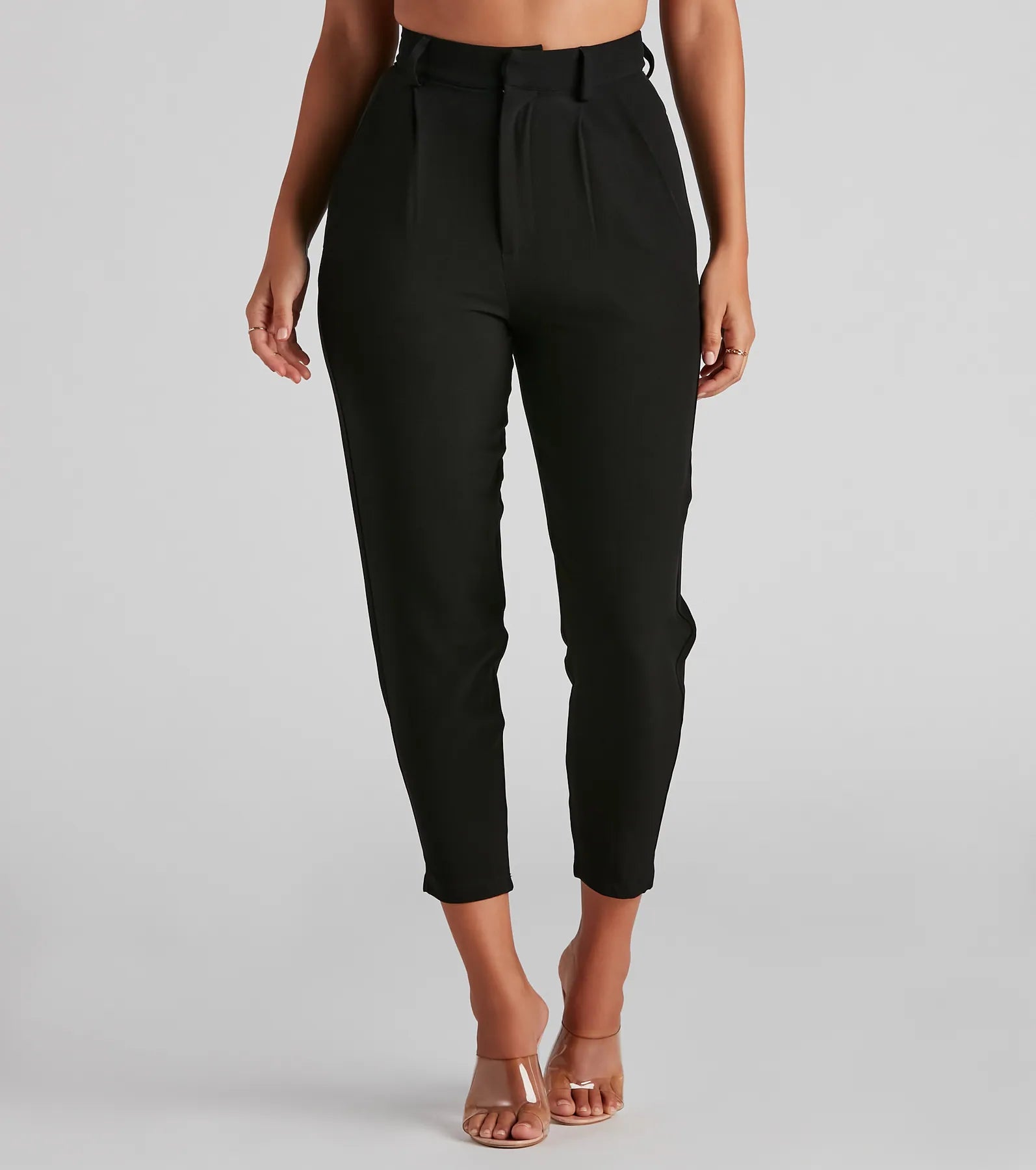 Trendy Dresses Feeling Poised Woven Trousers
