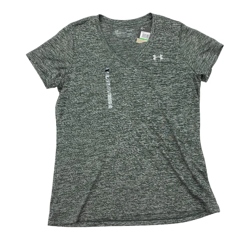 Relaxed Fits GREY ATHLETIC TOP SS by UNDER ARMOUR Size:L