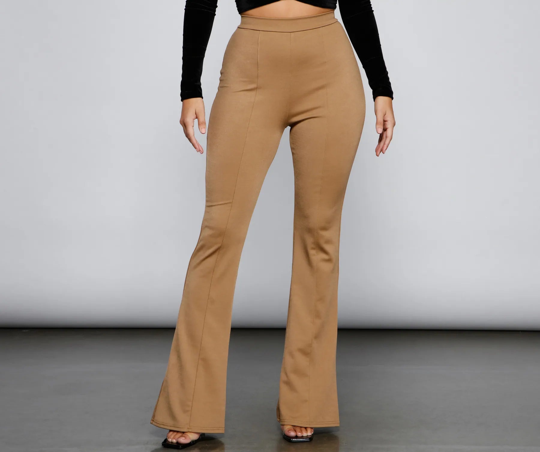Warm Chic Outfits Locked In High Waist Ponte Pants