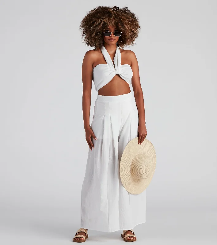 Diamond Series Made For You High Rise Palazzo Pants