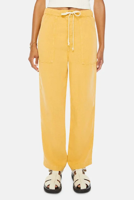 Comfy Dress The Drawn Patch Pocket Private Ankle Flax