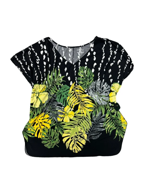 Effortless Outfits Multi-colored Top Short Sleeve Lane Bryant, Size 1x