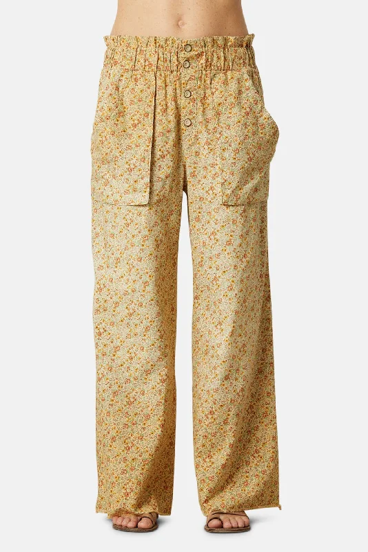 Easy Wear Chic Murphy Wide Leg Trouser Harvest Ditsy