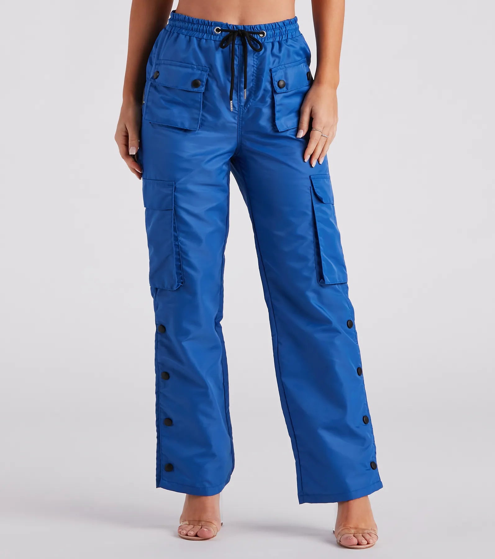 Unique Design On My Street High-Rise Cargo Pants