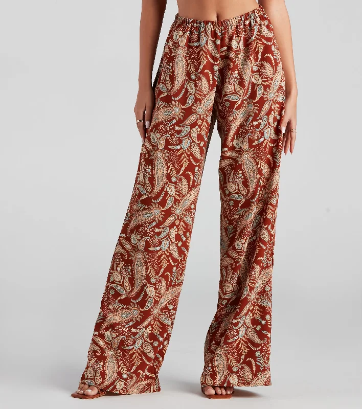 Dynamic Fashion Palisades Paisley High Rise Pants