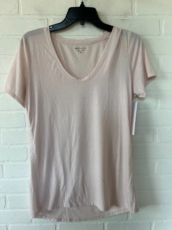Urban Sense Pink Athletic Top Short Sleeve Athleta, Size M