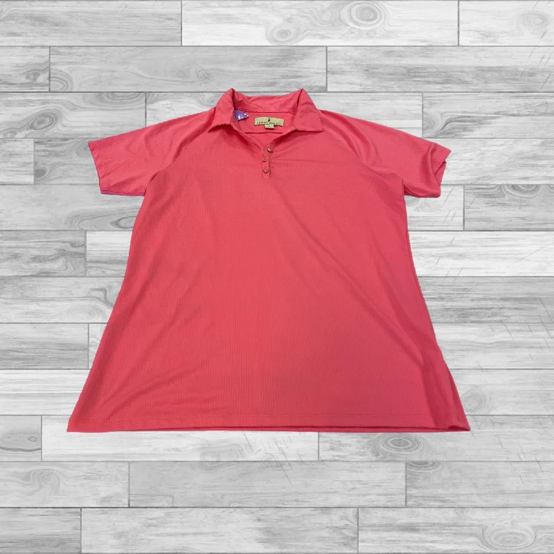 Design Must-have Pink Athletic Top Short Sleeve Cmc, Size S