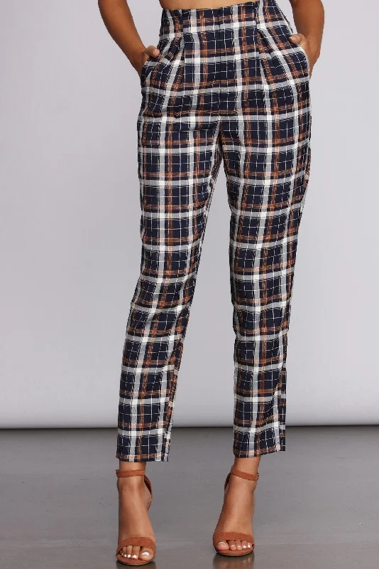 Plaid It Up Pants