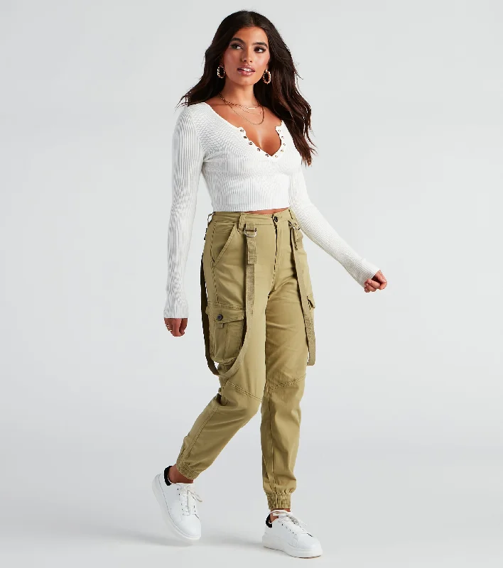 New Products Precious Cargo High Rise Joggers