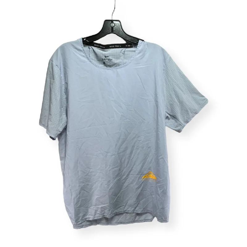Effortless Dressing Purple Athletic Top Short Sleeve Nike Apparel, Size L