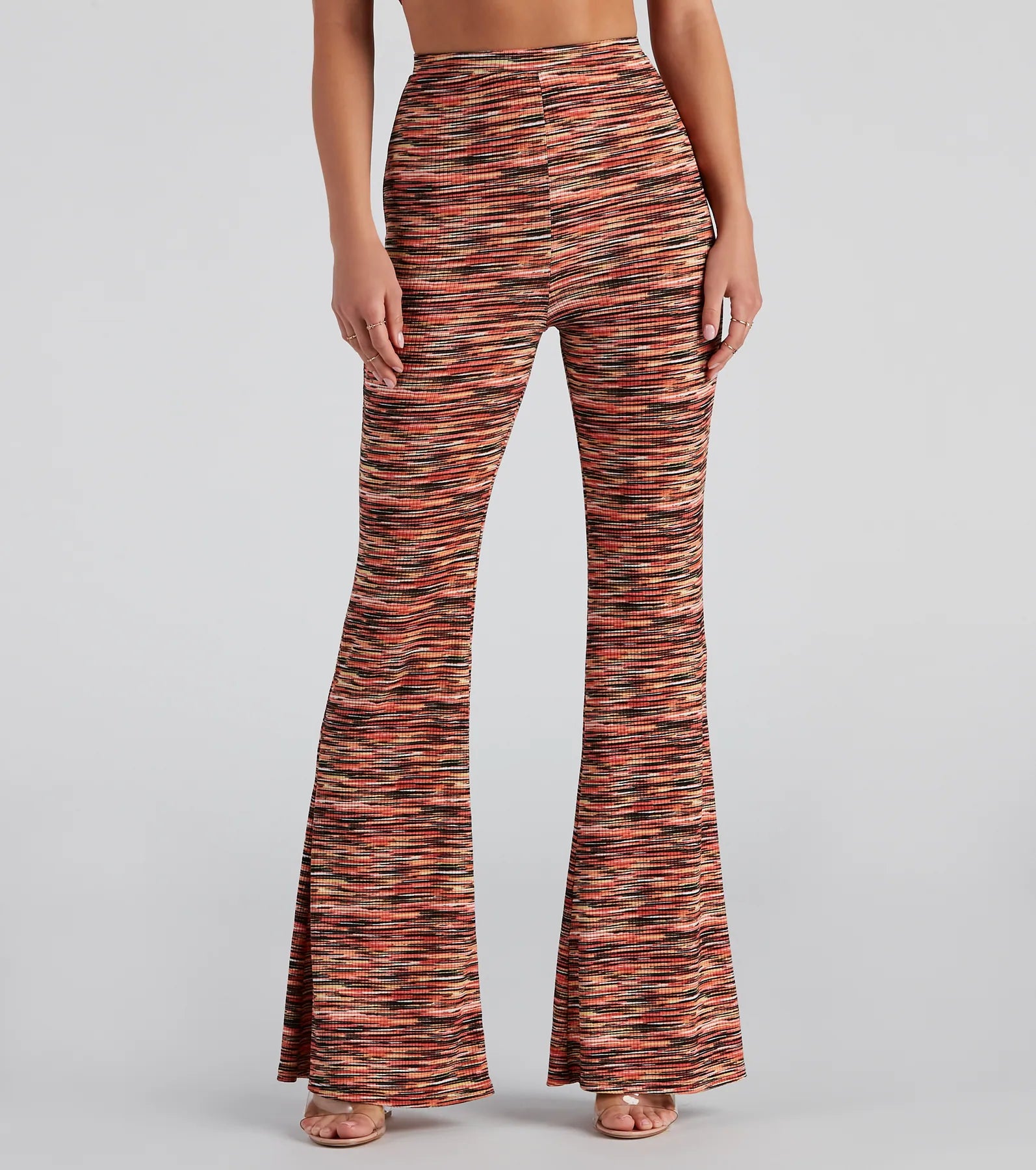 Dynamic Fashion Sassy Knits Flare Pants