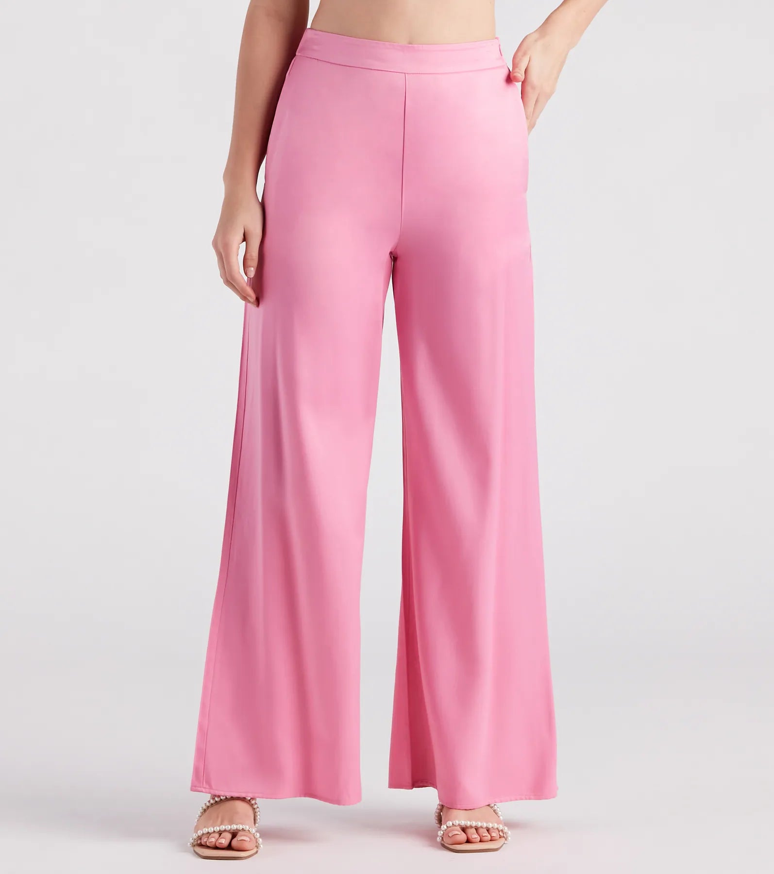 Smart Comfort Wear Seriously Stylish Satin Trouser Pants