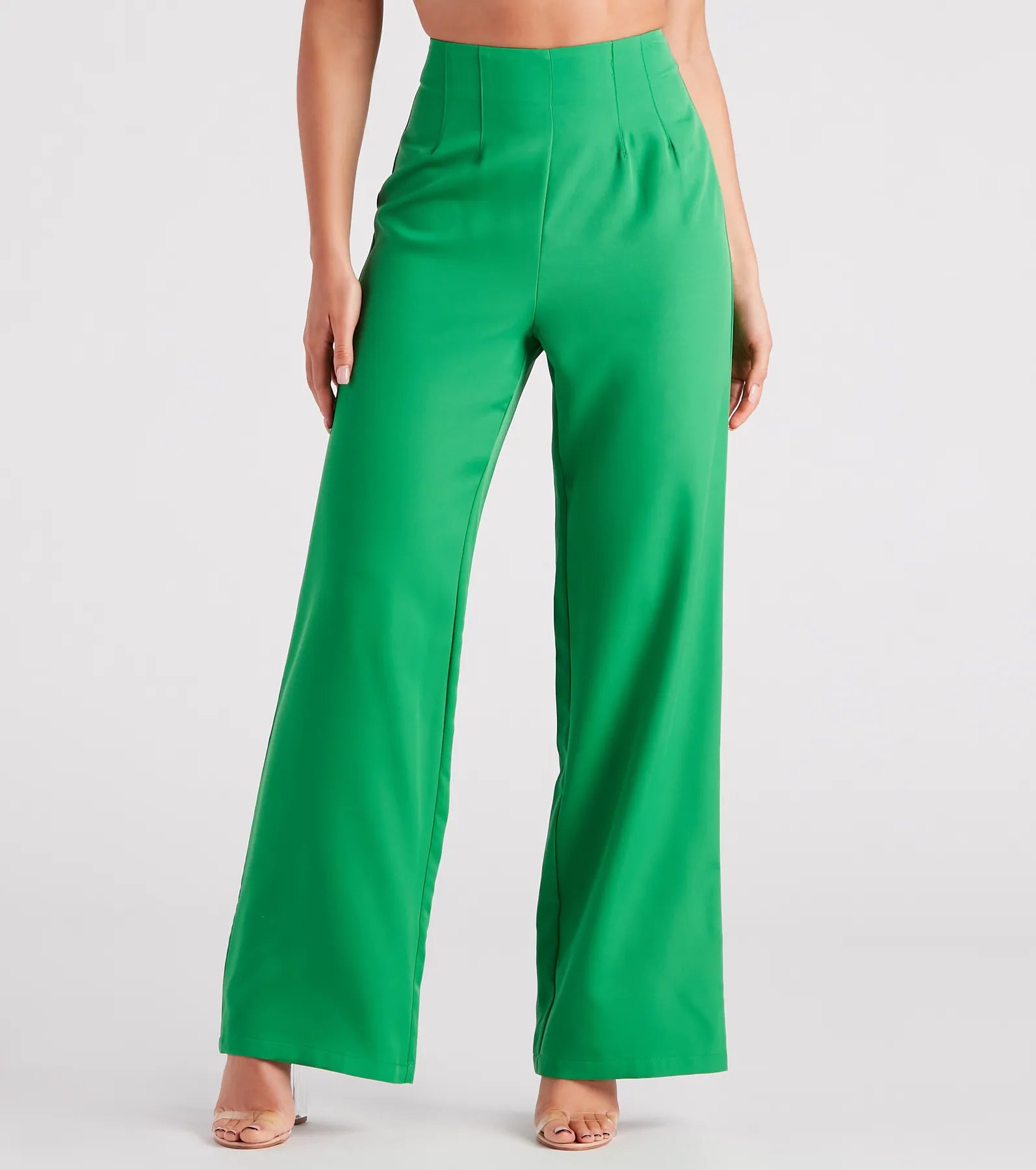 Carefree Style She Means Business Wide-Leg Pants