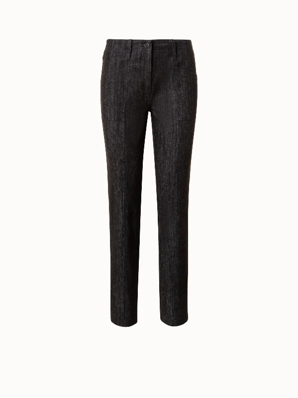 Advanced Design Slim Stretch Denim Pants