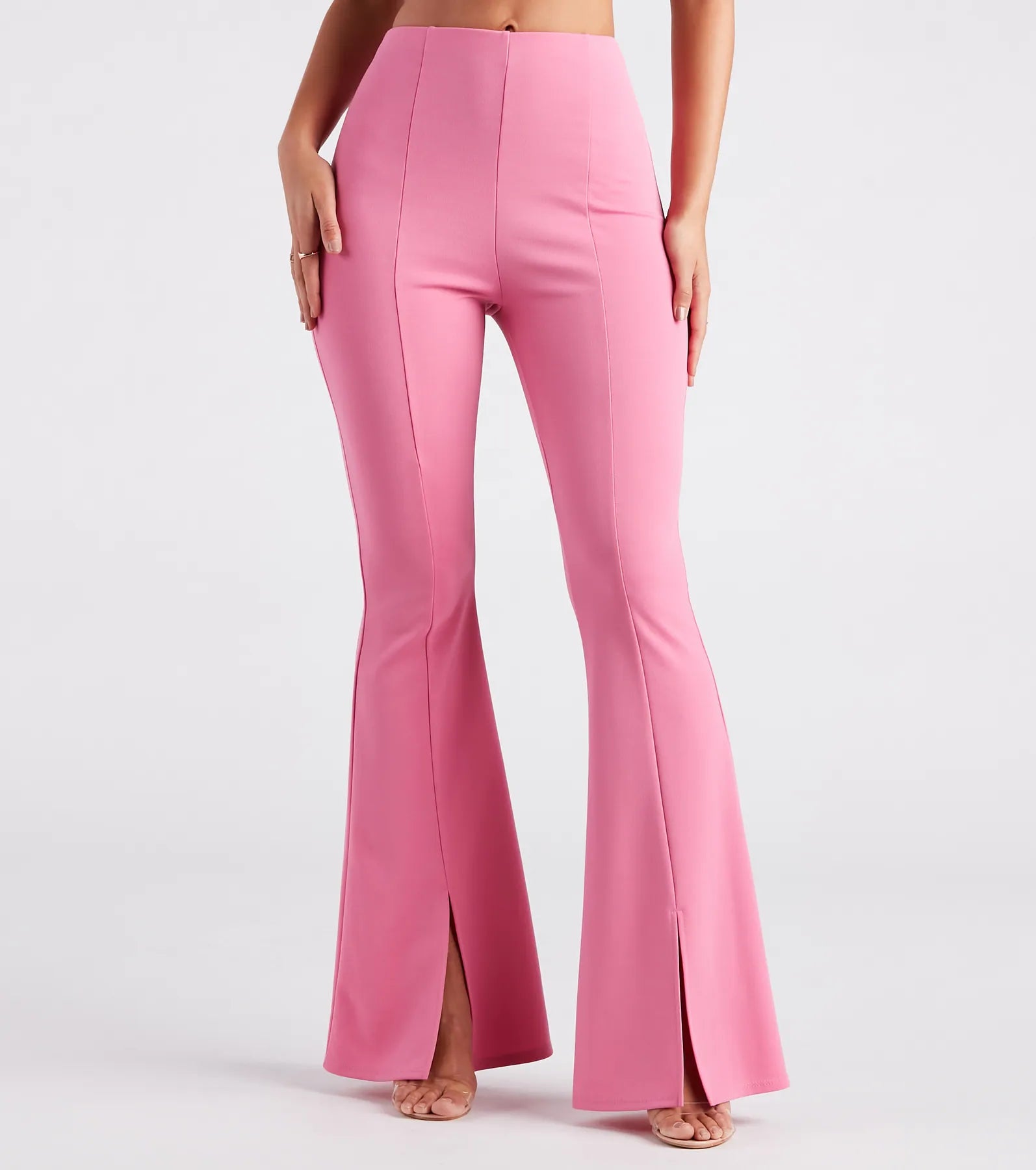 Soft Casuals Split Decision Crepe Flare Pants