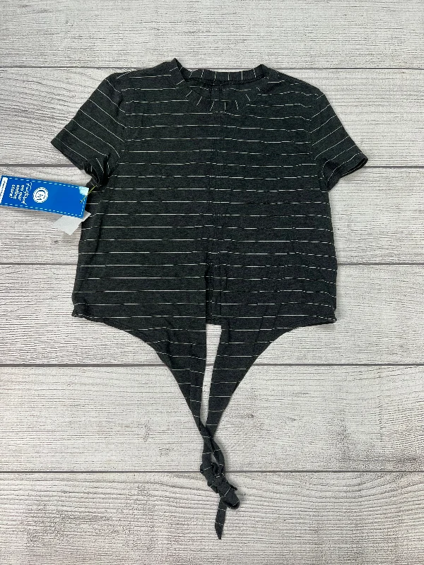 Relaxed Dresses Striped Athletic Top Short Sleeve Lululemon, Size S