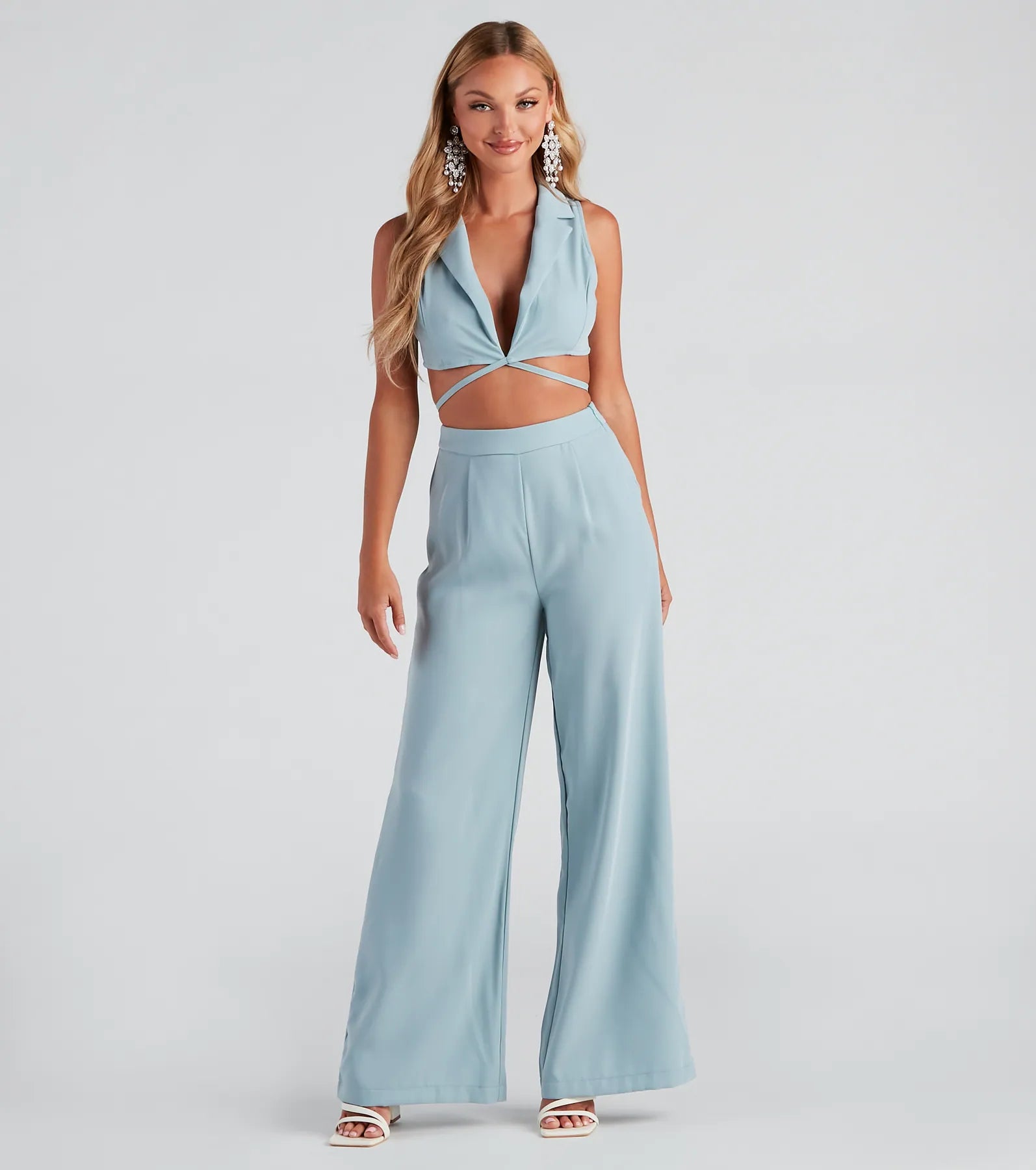 Cozy Outfit Structured And Chic Wide-Leg Pants