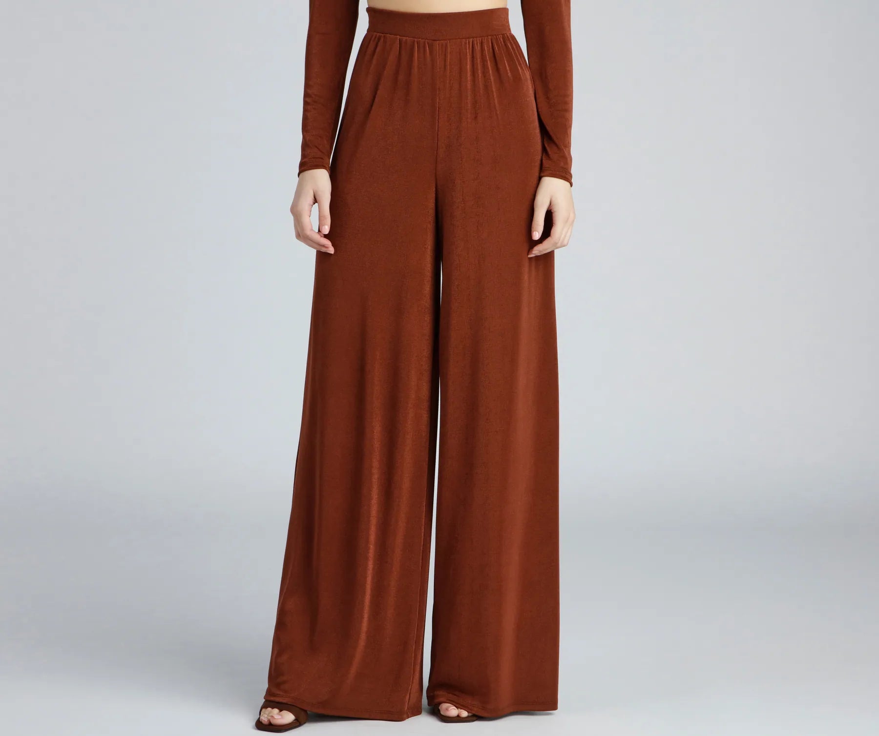 Casual Chic Stylish And Chic Slinky Knit Pants