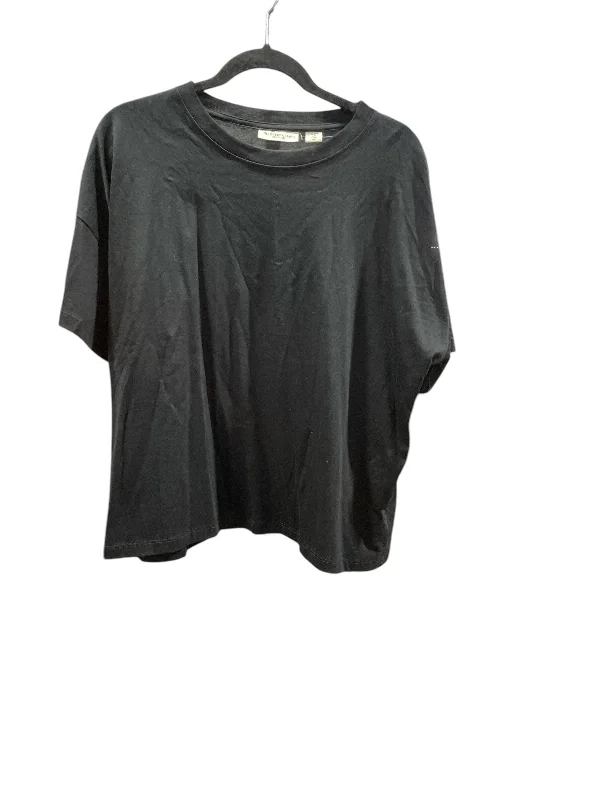 Top Short Sleeve By Christian Siriano In Black, Size: Xl