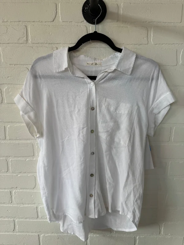 Energy Plan Top Short Sleeve By Cmc In White, Size: S