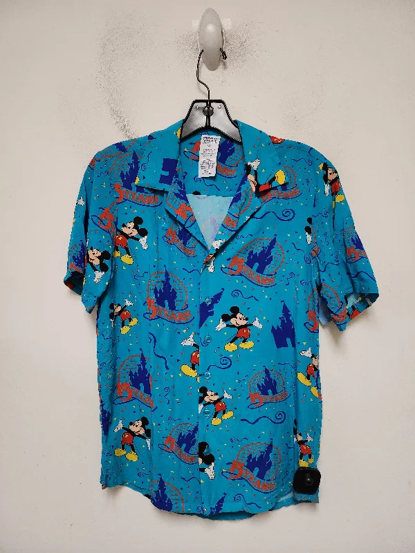 Cool Breeze At Night Top Short Sleeve By Disney Store In Blue, Size: Xs