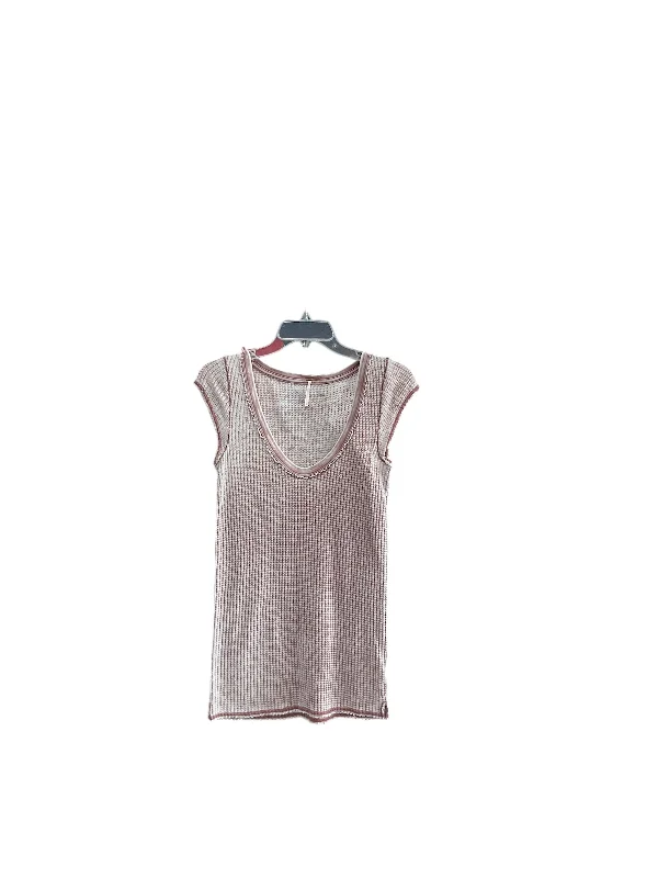 Top Short Sleeve By Free People In Purple, Size: M