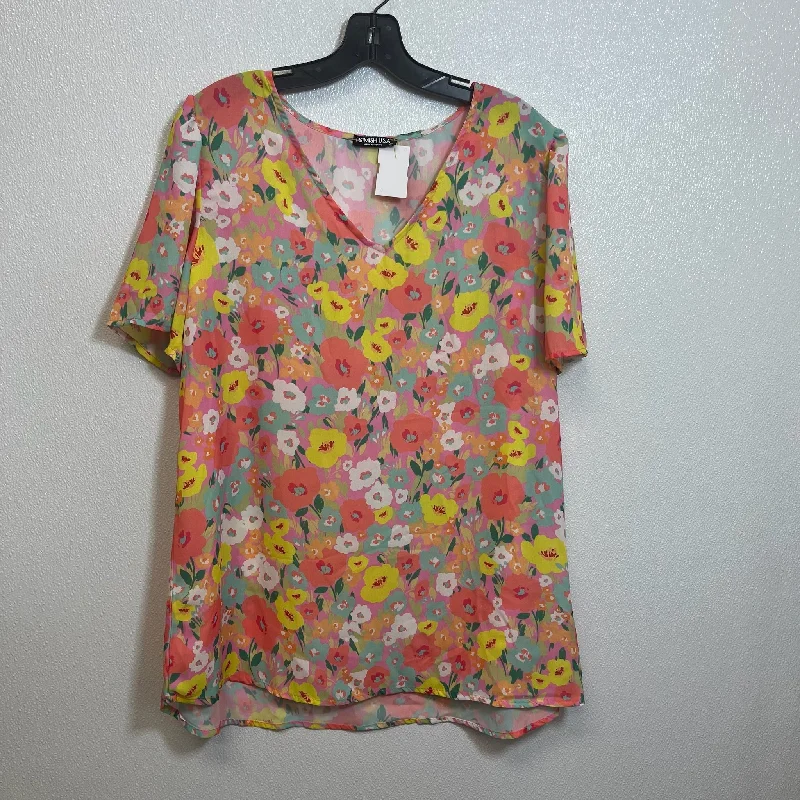 Top Short Sleeve By Heimish Usa  Size: 3x