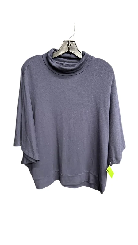 Fashionable Items Top Short Sleeve By Lou And Grey In Navy, Size: S