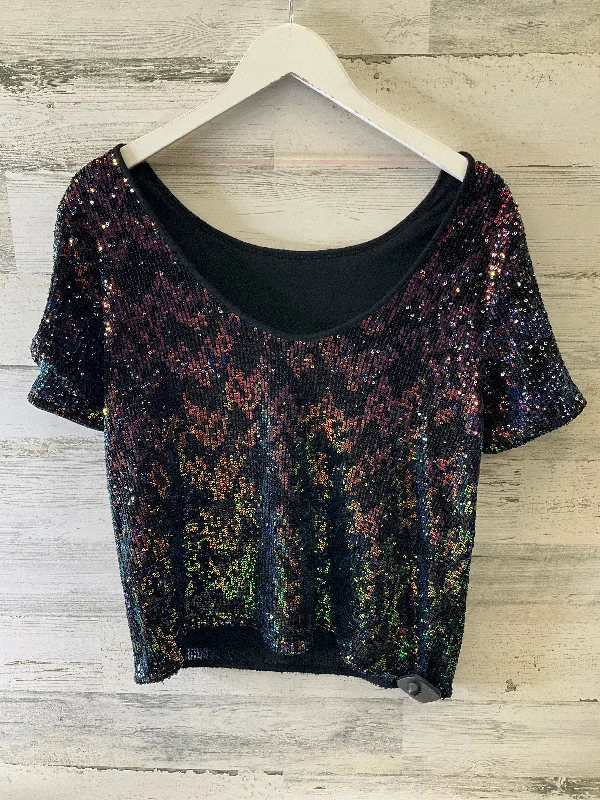 High-end Design Top Short Sleeve By Sanctuary In Multi-colored, Size: M