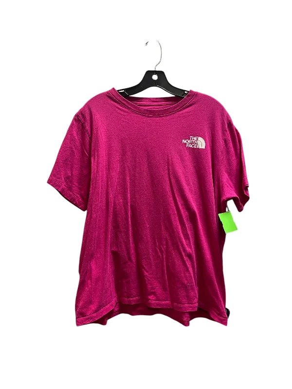 Warm Chic Top Short Sleeve By The North Face In Pink, Size: Xl