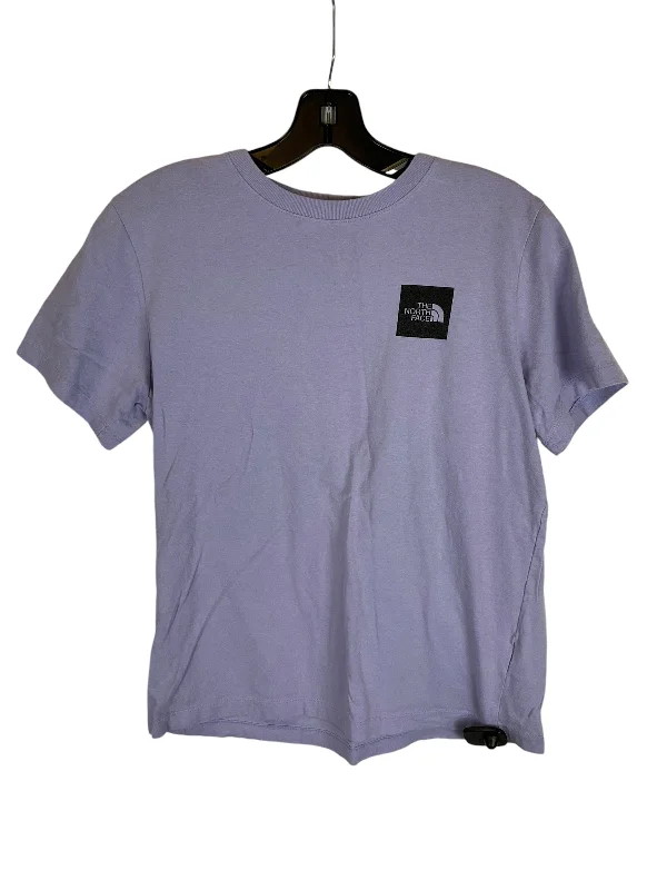Breezy Outfits Top Short Sleeve Designer By The North Face In Purple, Size: M