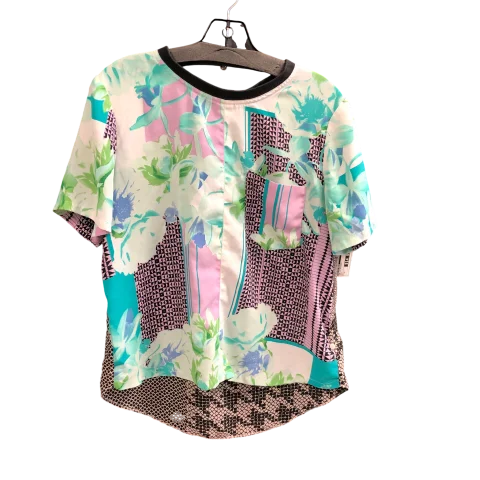Casual Elegance Top Short Sleeve Designer By Walter Baker In Teal, Size: M
