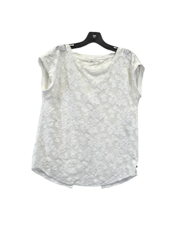 Design Must-have Top Short Sleeve Designer By Wilfred In White, Size: S