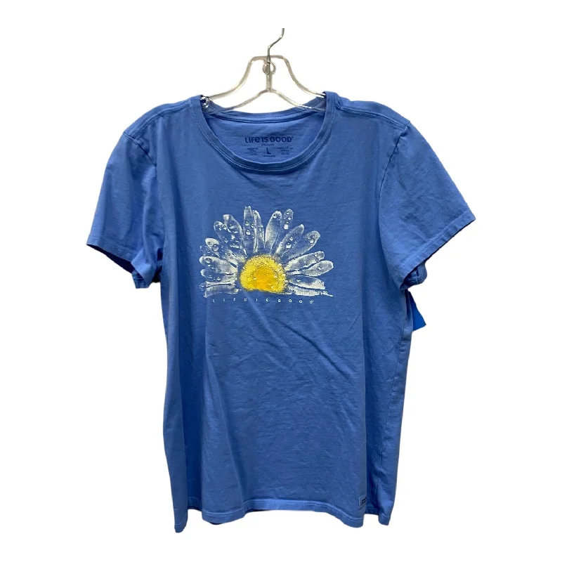 Top Ss By Life Is Good In Blue, Size:L