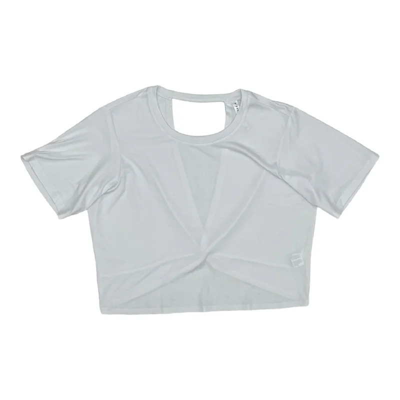 Relaxed Wear WHITE ATHLETIC TOP SS by FABLETICS Size:L