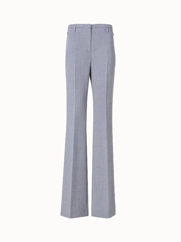 Sports Cool Wool Double-Face Bootcut Pants