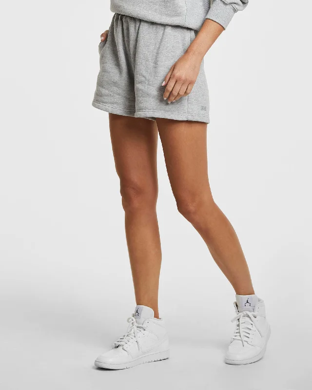 Relaxed Dresses 3 X 4 TRAK SHORT GREY MARL