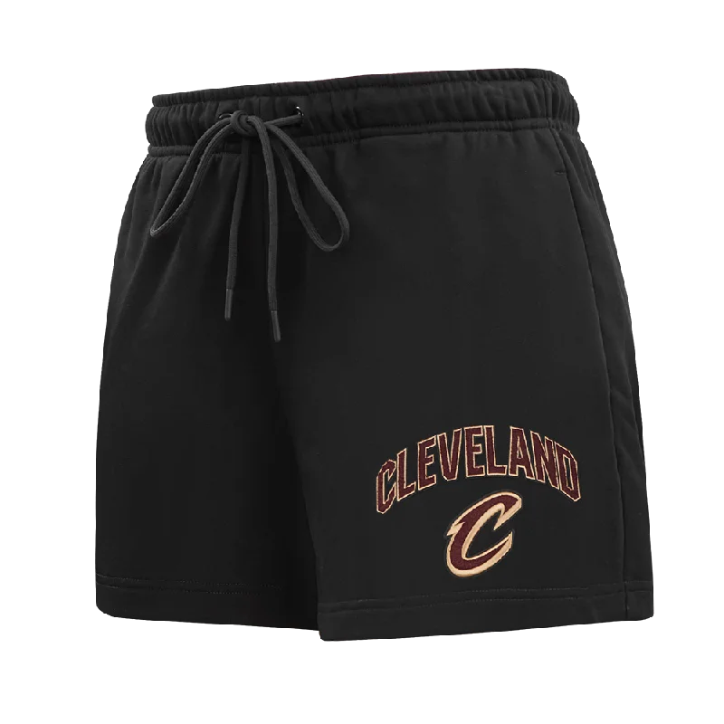 NBA CLEVELAND CAVALIERS CLASSIC WOMEN'S FLC SHORT (BLACK)