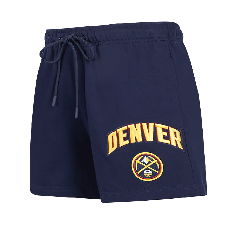 NBA DENVER NUGGETS CLASSIC WOMEN'S FLC SHORT (MIDNIGHT NAVY)