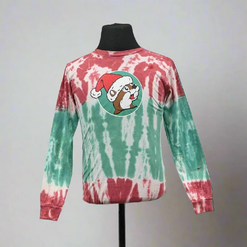 Diamond Series Buc-ee's Christmas 2024 Tie-Dye Long-Sleeve Shirt