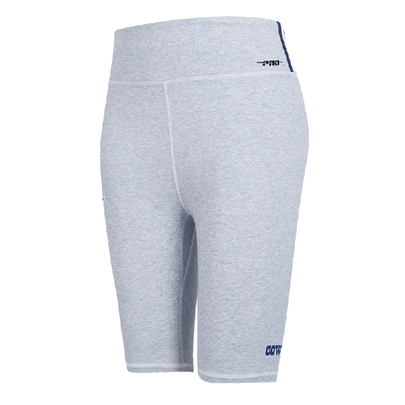 NFL DALLAS COWBOYS CLASSIC WOMEN'S CTN BIKE SHORT (HEATHER GREY)