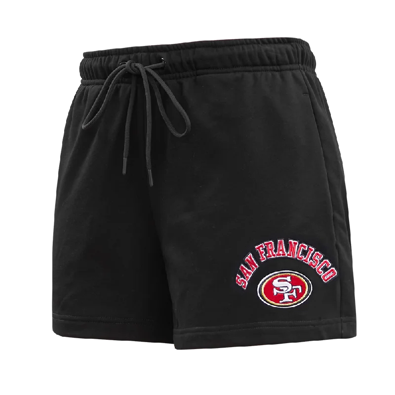 NFL SAN FRANCISCO 49ERS CLASSIC WOMEN'S SHORT (BLACK)