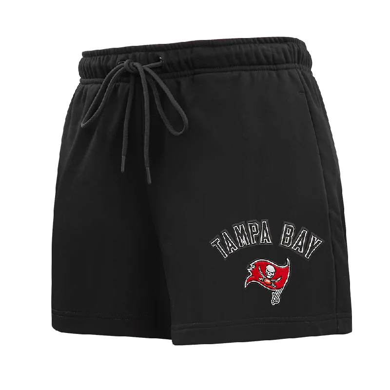 NFL TAMPA BAY BUCCANEERS CLASSIC WOMEN'S FLC SHORT (BLACK)