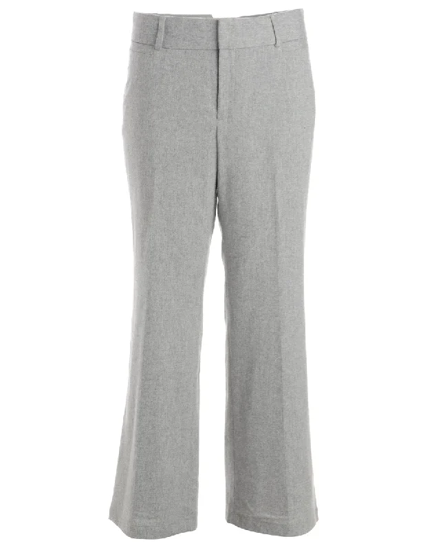 Reworked Cropped Dana Tapered Trousers - W33