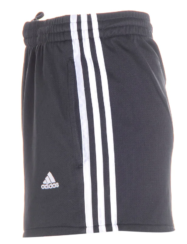 Reworked Adidas Black Sport Shorts