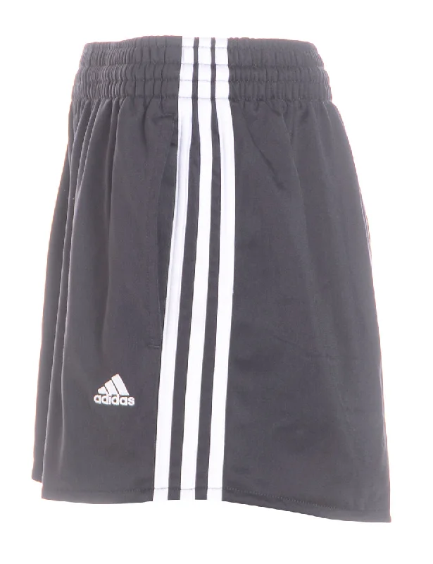 Reworked Adidas Black Sport Shorts