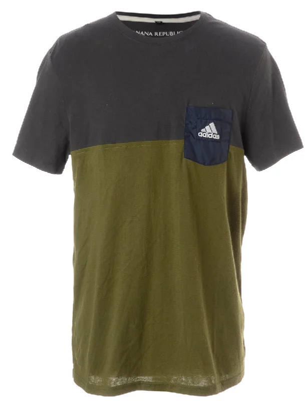 Reworked Adidas Contrast T-shirt