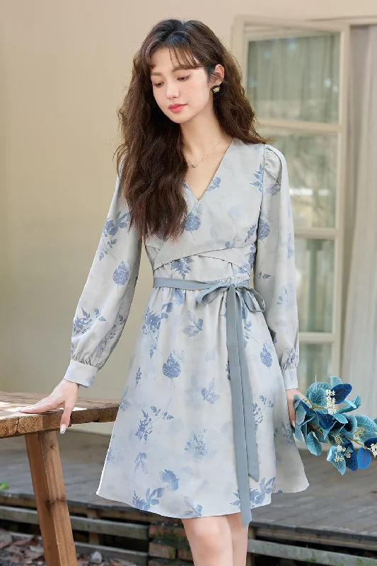 Classic Retro Elegant Solid Midi Dress for Women